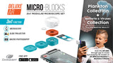 Mini Microscope for Mobile Phone and Tablet with Augmented Reality features and STEAM Learning Game Essential Set