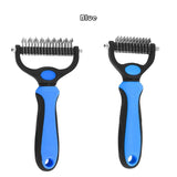 MOMENTX Pet Grooming Brush, Cat and Dog Brush, Dematting Deshedding Brush for Dogs and Cats 2 pieces combo set